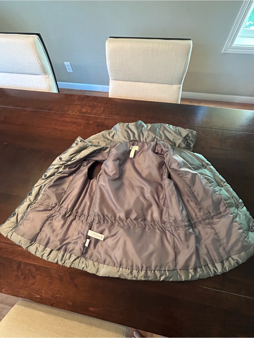 Ann Taylor Gray Women's Puffer Jacket